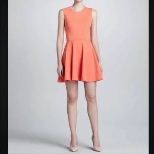 Diane Von Furstenberg Cocktail Mini Dress Sz 4 Dvf Jeannie Coral Wedding Guest